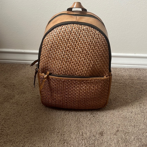 Patricia Nash Bags Patricia Nash Turi Woven Leather Backpack Poshmark